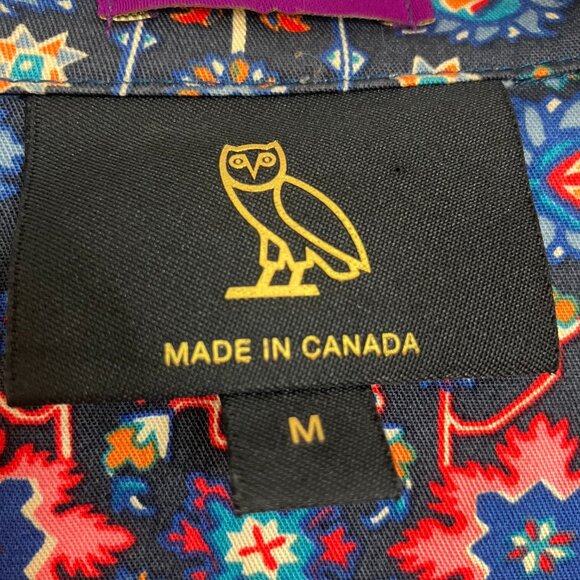 October's Very Own Men's Liberty Short Sleeve Pattern Shirt Sz Medium - Picture 2 of 8